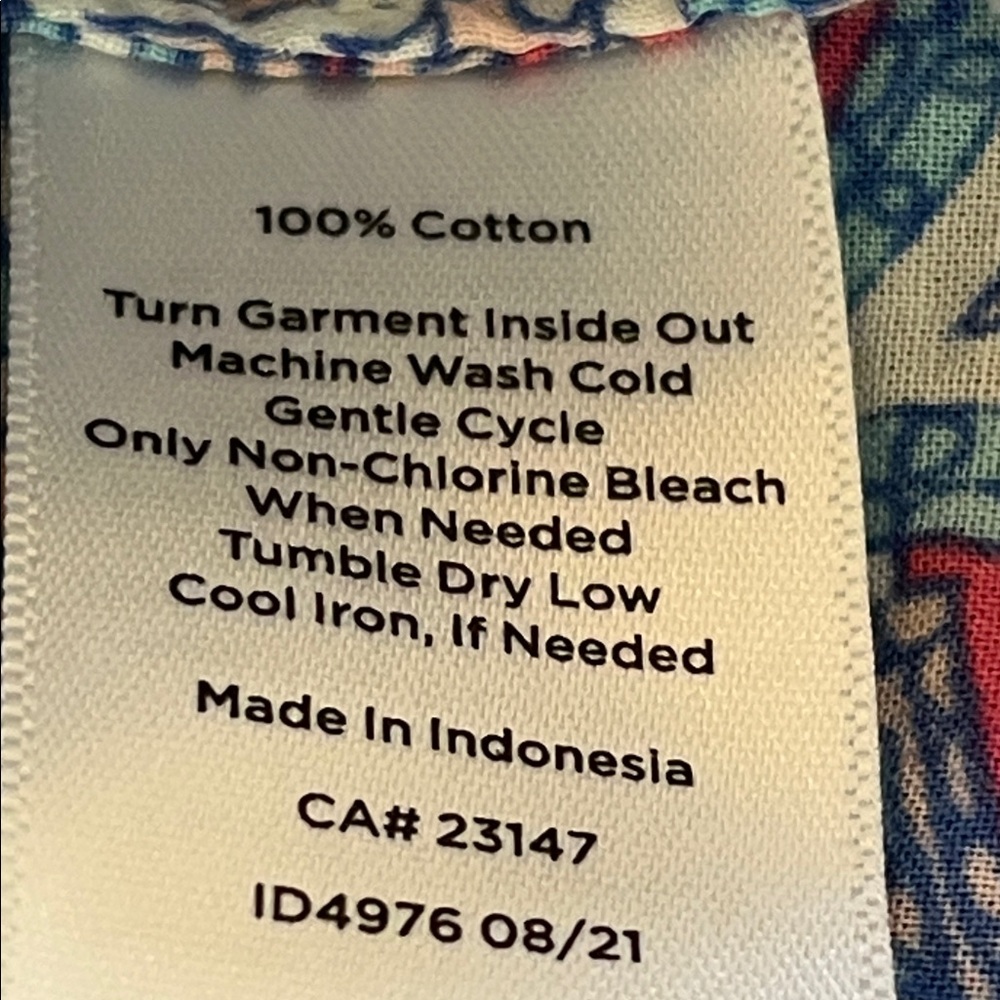 Talbots Multicolor Patterned Button-Down Shirt - image 9